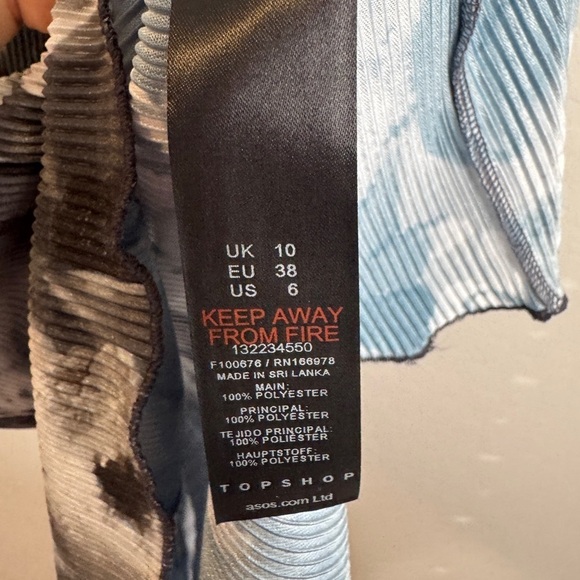 TOPSHOT Print Plisse’ Midi Shirt - Picture 7 of 7